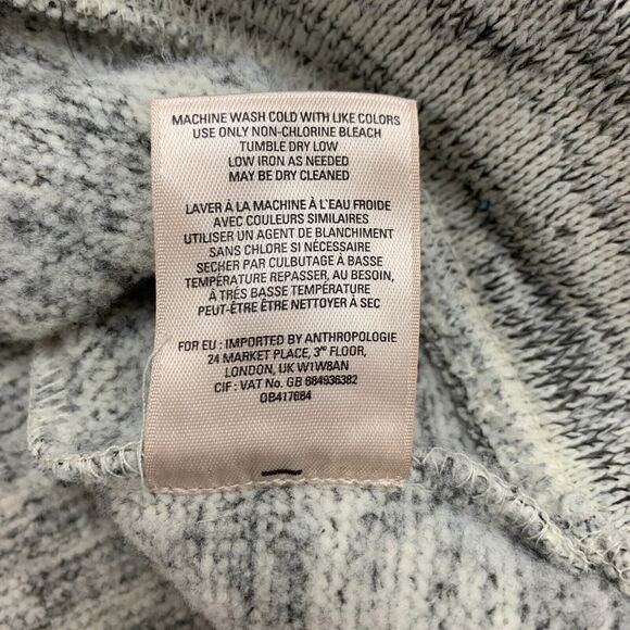 Anthropologie Saturday Sunday Sweater Women XS Turtleneck Drop Shoulder High Low - Picture 9 of 12